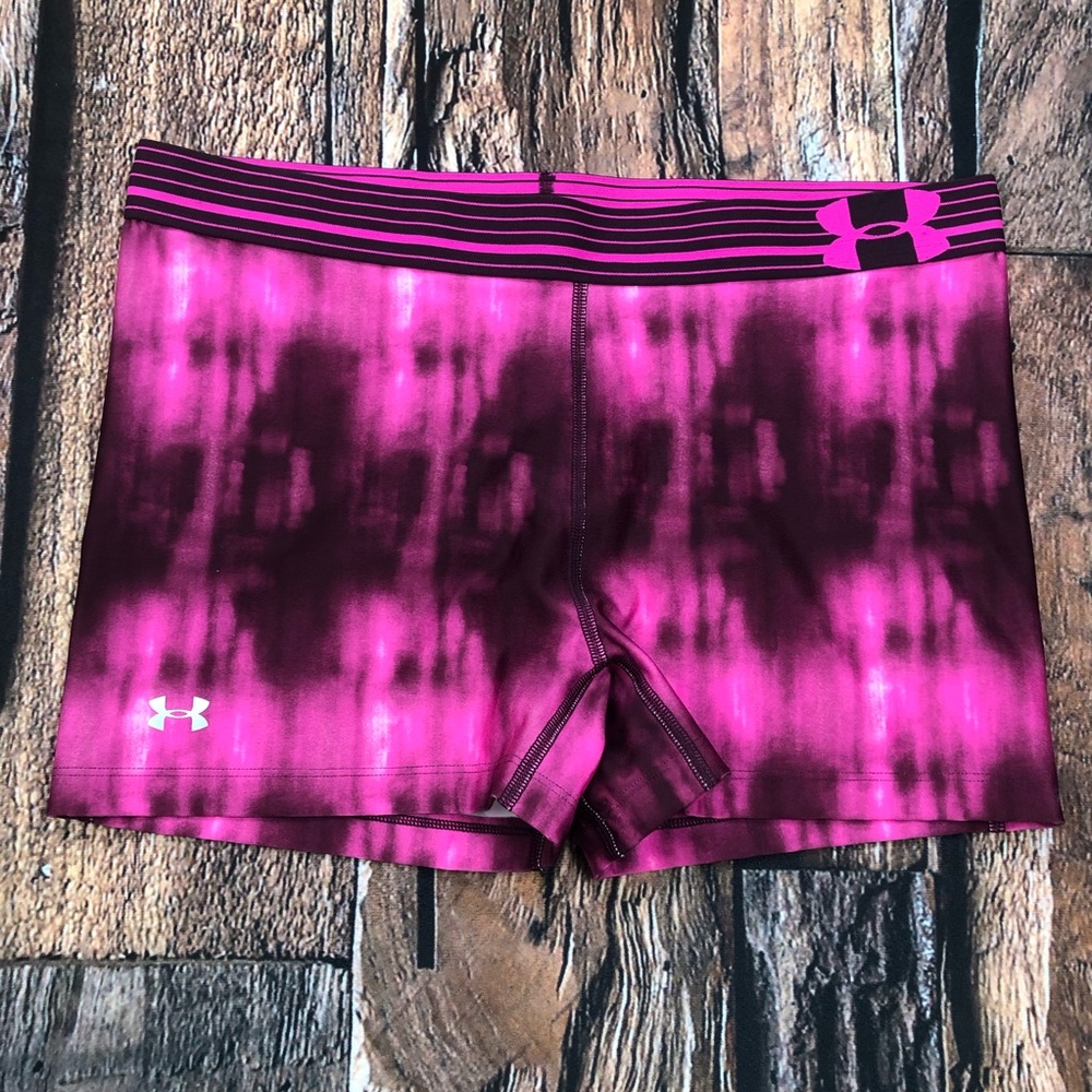 Under Armour Pink and Purple Athletic Shorts